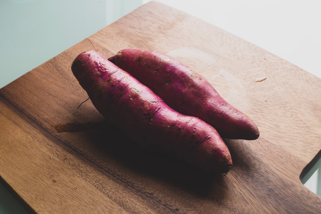 Sweet potato wedges for baby-led weaning