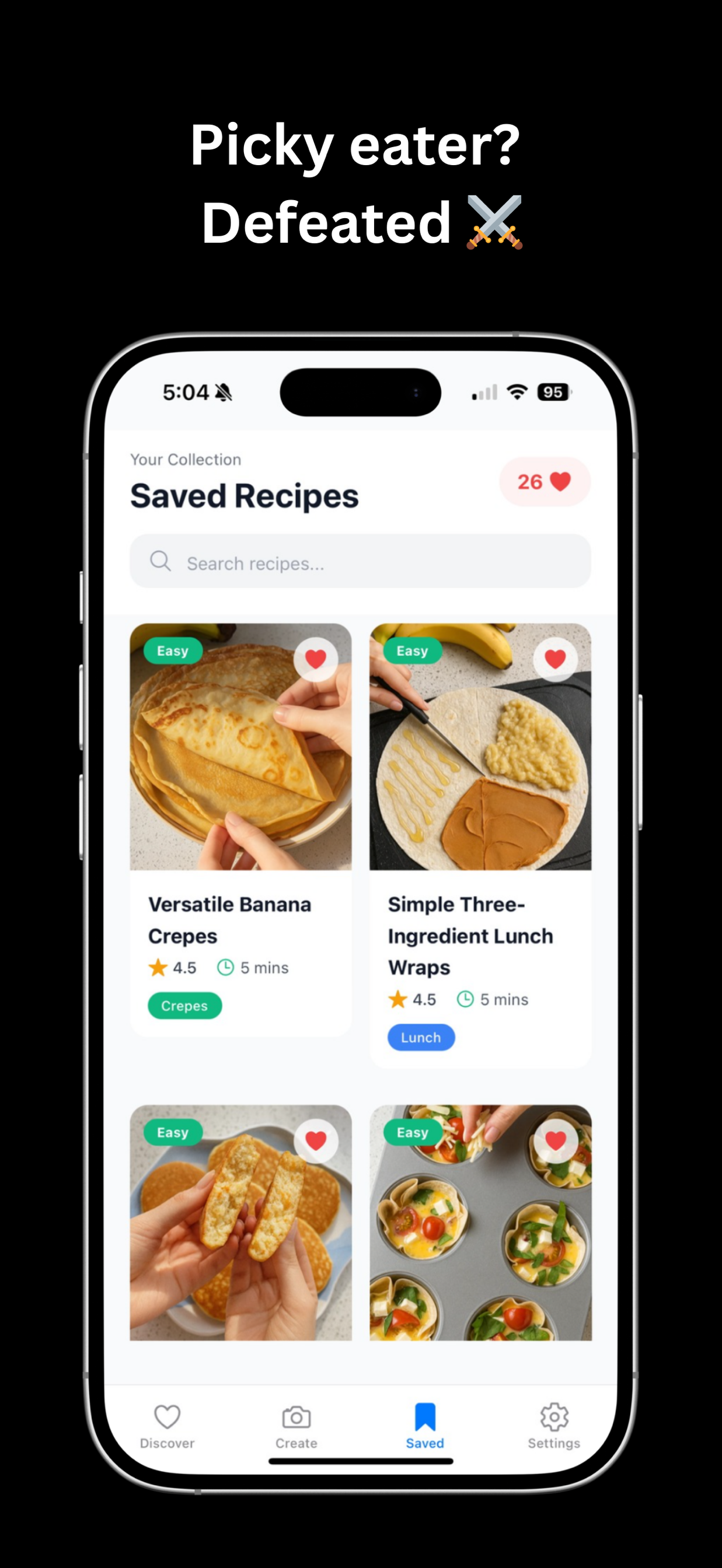 BabyEats AI: Starting Solids screenshot 3: starting solids meal planning interface
